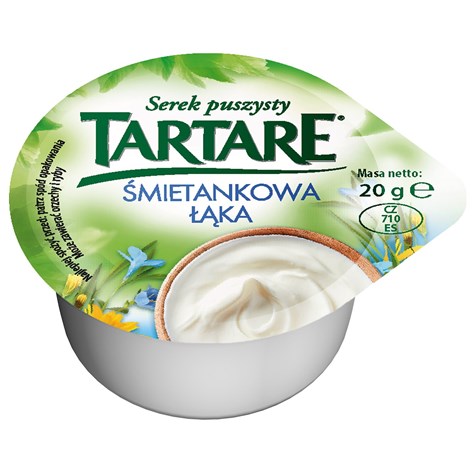 TARTARE SERKI CATERINGOWE śmietankowa łąka 20g /60/