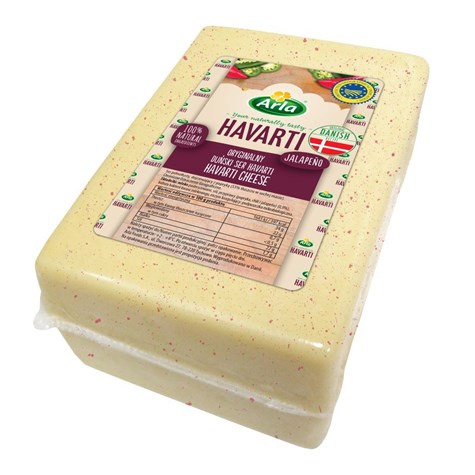 ARLA SER HAVARTI ok. 2,36kg JALAPENO /2/