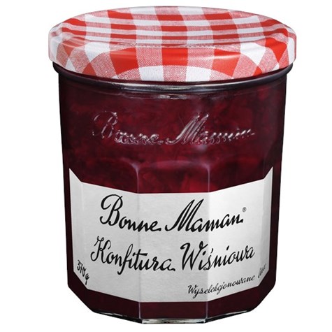 BONNE MAMAN DŻEM WIŚNIA 370g  /6/