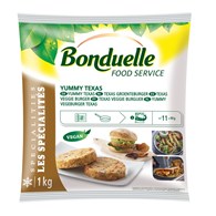 BONDUELLE VEGE BURGER YUMMY TEXAS 1kg /6/ mrożony