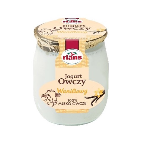 RIANS JOGURT OWCZY WANILIOWY 115g  /12/