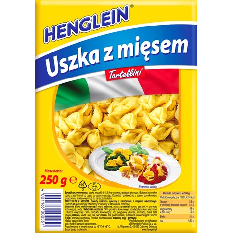 HENGLEIN USZKA Z MIĘSEM 250g /10/ Tortellini