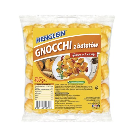 HENGLEIN GNOCCHI Z BATATÓW 400G /6/