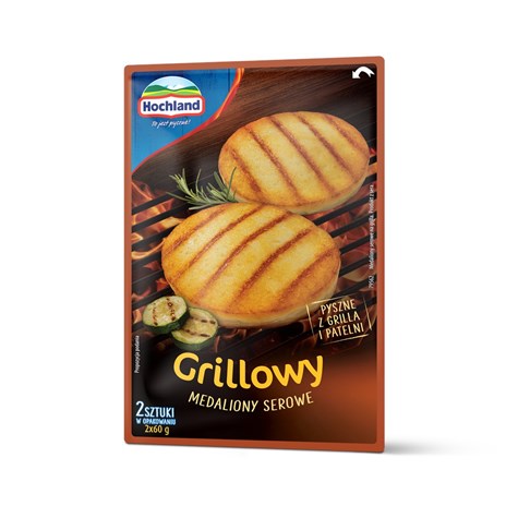 HOCHLAND GRILLOWY MEDALION SEROWY 2x60g /14/