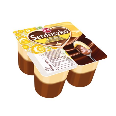 ZOTT SERDUSZKO PUDDING CZEKOLADA Z WANIL 4x125g /6/