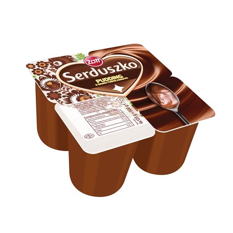 ZOTT SERDUSZKO PUDDING CZEKOLADA 4x125g /6/