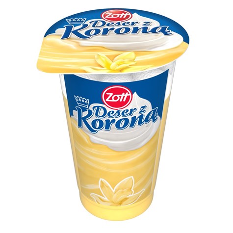 ZOTT DESER Z KORONĄ WANILIA 175g /24/