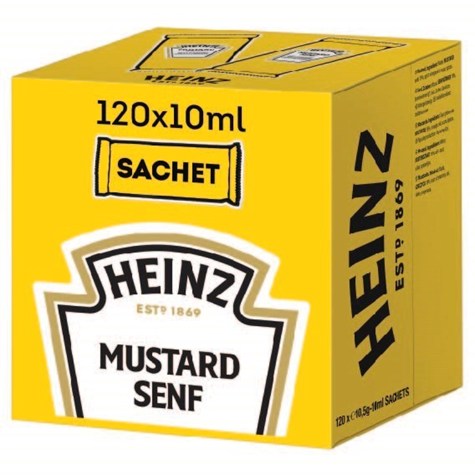 HEINZ MUSZTARDA W SASZETKACH 10ml /120/