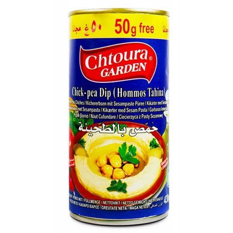 HUMMUS Z CIECIORKI 430g/24 CHTOURA