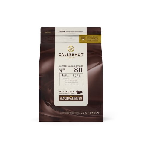 AMBASADOR CALLEBAUT CZEKOLADA GORZKA NR 811 54,5% 2,5kg /8/