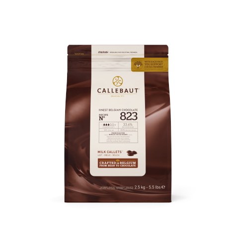 AMBASADOR CALLETS CZEKOLADA MLECZNA NR 823 33,6% 2,5kg