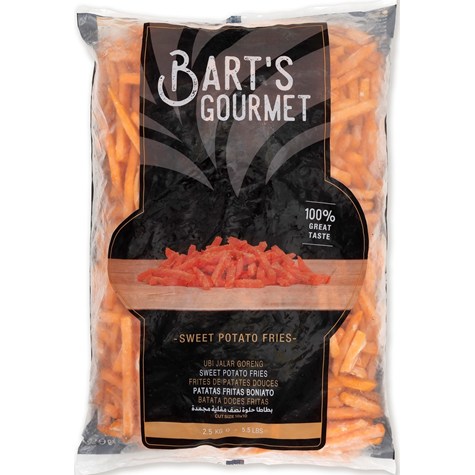 BARTS GOURMET FRYTKI Z BATATÓW 2,5KG /4/ ^^