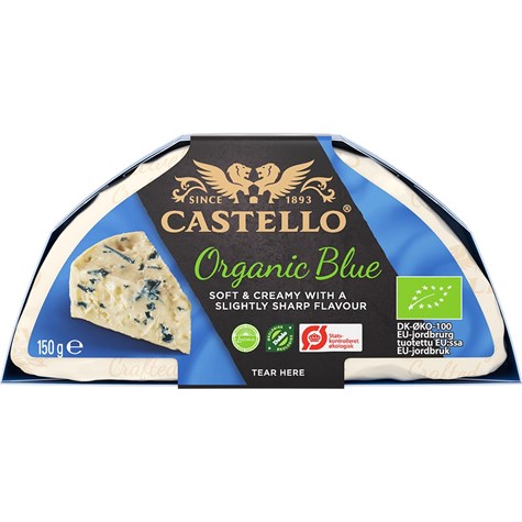 ARLA CASTELLO BLUE ORGANIC 150g /6/