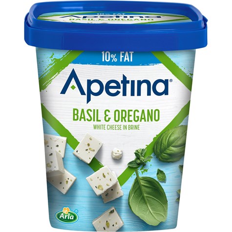 ARLA FETA APETINA OREGANO-BAZYLIA LIGHT 200g /6/ kub