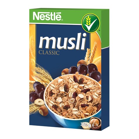 NESTLE PŁATKI MUSLI TRADYCYJNE 350g/16