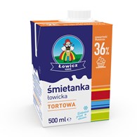 ŁOWICZ ŚMIETANKA UHT 36% 0,5L /12/