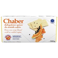 CHABER PIECZYWO CHRUPKIE KUKU-RYŻ 200g /6/ BEZGLUTEN