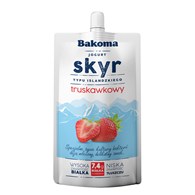 BAKOMA SKYR TRUSKAWKA SASZETKA 120g /8/