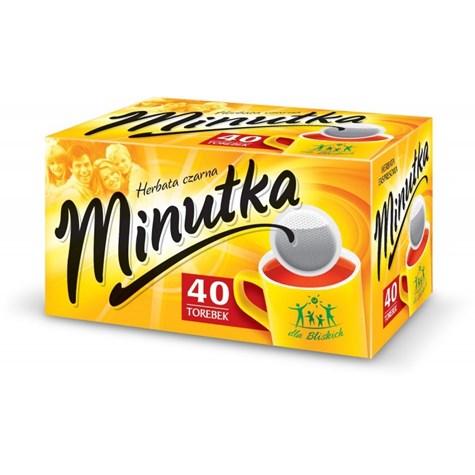 MINUTKA HERBATA CZARNA 40 torebek x 1,4g  /12/