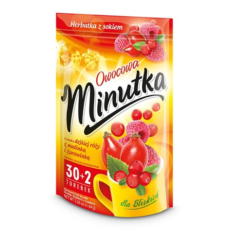 MINUTKA HERBATA DZIK. RÓŻA-MALINA-ŻURA 30szt /10/