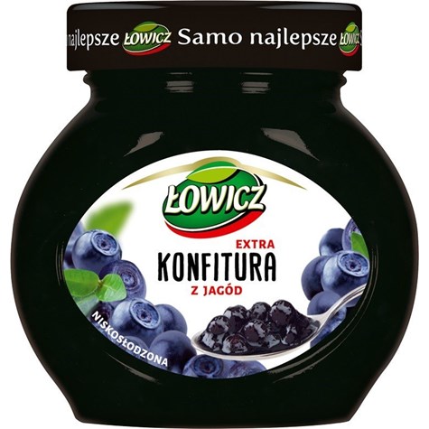 ŁOWICZ KONFITURA JAGODA 240g /8/