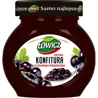 ŁOWICZ KONFITURA CZARNA PORZECZKA 240g /8/