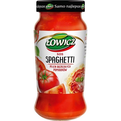 ŁOWICZ SOS DO SPAGHETTI 500g /6/