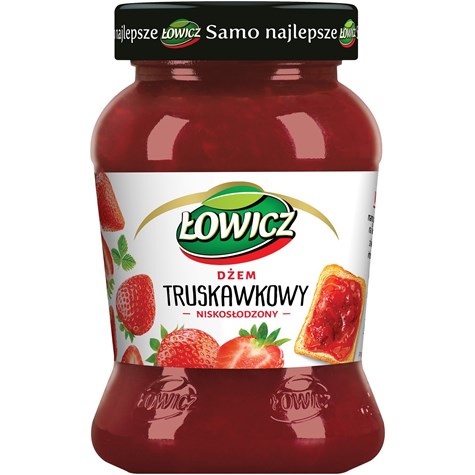 ŁOWICZ DŻEM 450g TRUSKAWKA  /6/