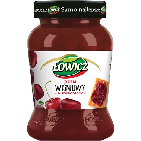 ŁOWICZ DŻEM 450g WIŚNIA  /6/