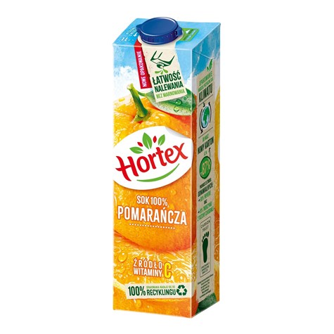 HORTEX SOK 1L POMARAŃCZA   /12/