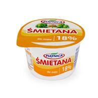 PIĄTNICA ŚMIETANA 200g 18%  /12/