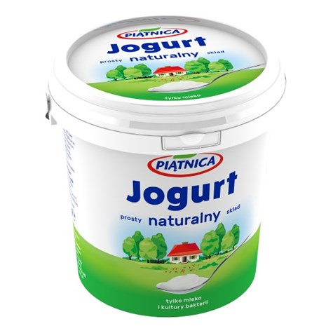 PIĄTNICA JOGURT NATURALNY 2% 1L /6/