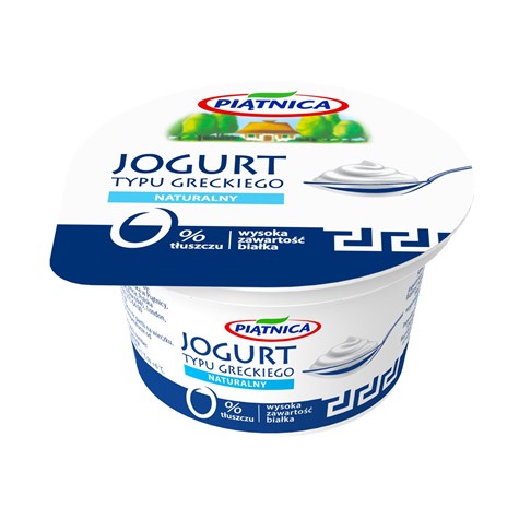 PIĄTNICA JOGURT 150g GRECKI 0% NATURALNY /12/