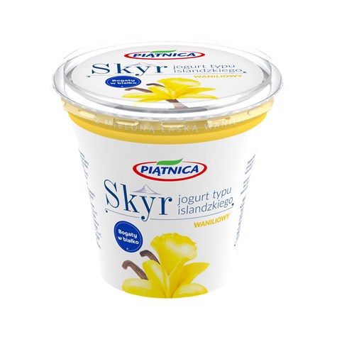 PIĄTNICA JOGURT 450g SKYR WANILIOWY  /6/