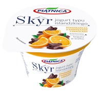 PIĄTNICA JOGURT 150g SKYR POMAR/KAWAŁK CZEKOL /12/