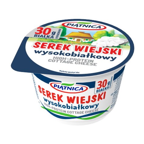 PIĄTNICA SEREK WIEJSKI WYSOKOBIAŁKOWY 200g /12/