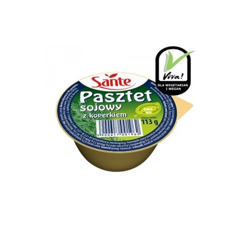 SANTE PASZTET SOJOWY KOPEREK 113g /12/