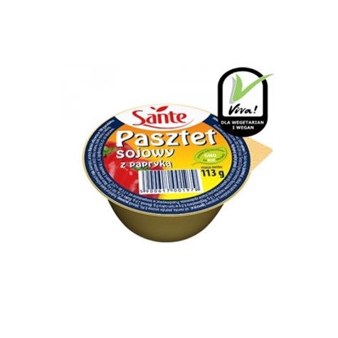 SANTE PASZTET SOJOWY PAPRYKA 113g /12/