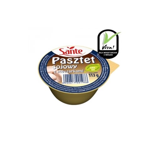 SANTE PASZTET SOJOWY PIECZARKA 113g /12/