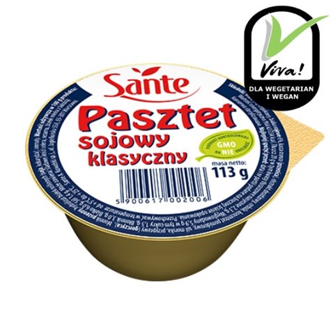 SANTE PASZTET SOJOWY NATURA ŁAGODNY 113g /12/