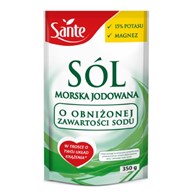 SANTE SÓL MORSKA NISKOS Z MAGNEZEM I POTAS 350g/8