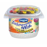 DANONE JOGURT ZAKRĘCONY MIX 125g  /12/