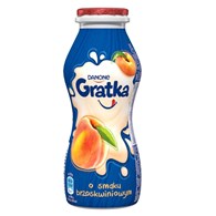 DANONE GRATKA NAPÓJ BRZOSKWINIA 6x170g 6-pack