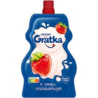 DANONE GRATKA TRUSKAWKA SASZETKA 65g  /12/