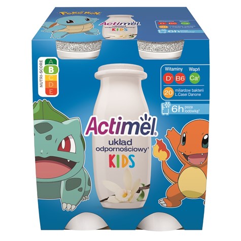 DANONE ACTIMEL 4x100g KIDS WANILIA /6/