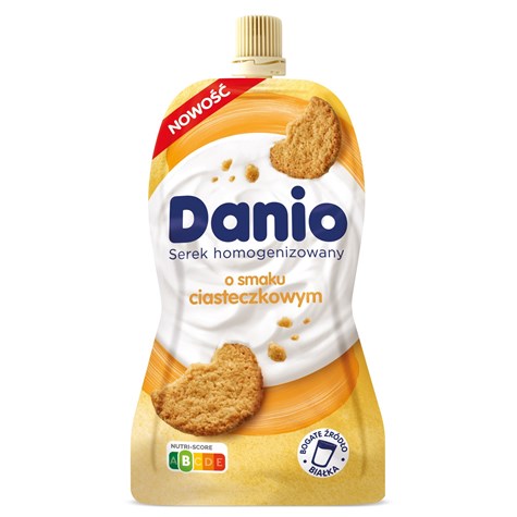 DANONE DANIO W SASZETCE 120g/16 CIASTECZKOWE