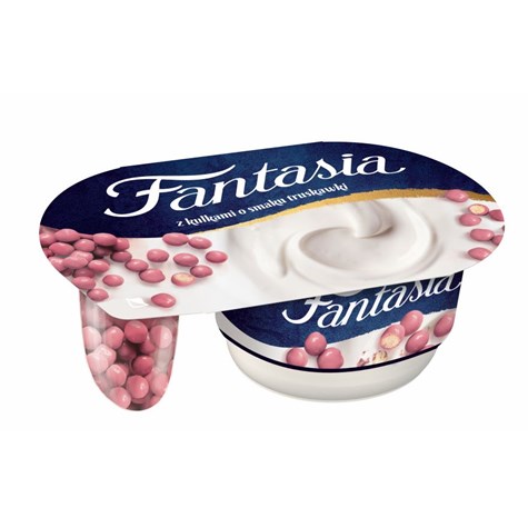 DANONE FANTASIA KULKI TRUSKAWKOWE 100g  /12/