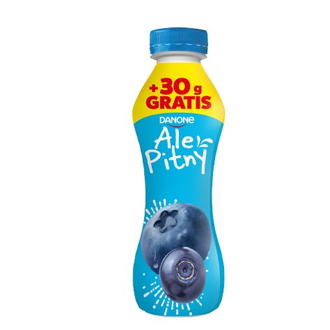 DANONE ALE PITNY 270g+30g JAGODA-BORÓWKA /6/ but