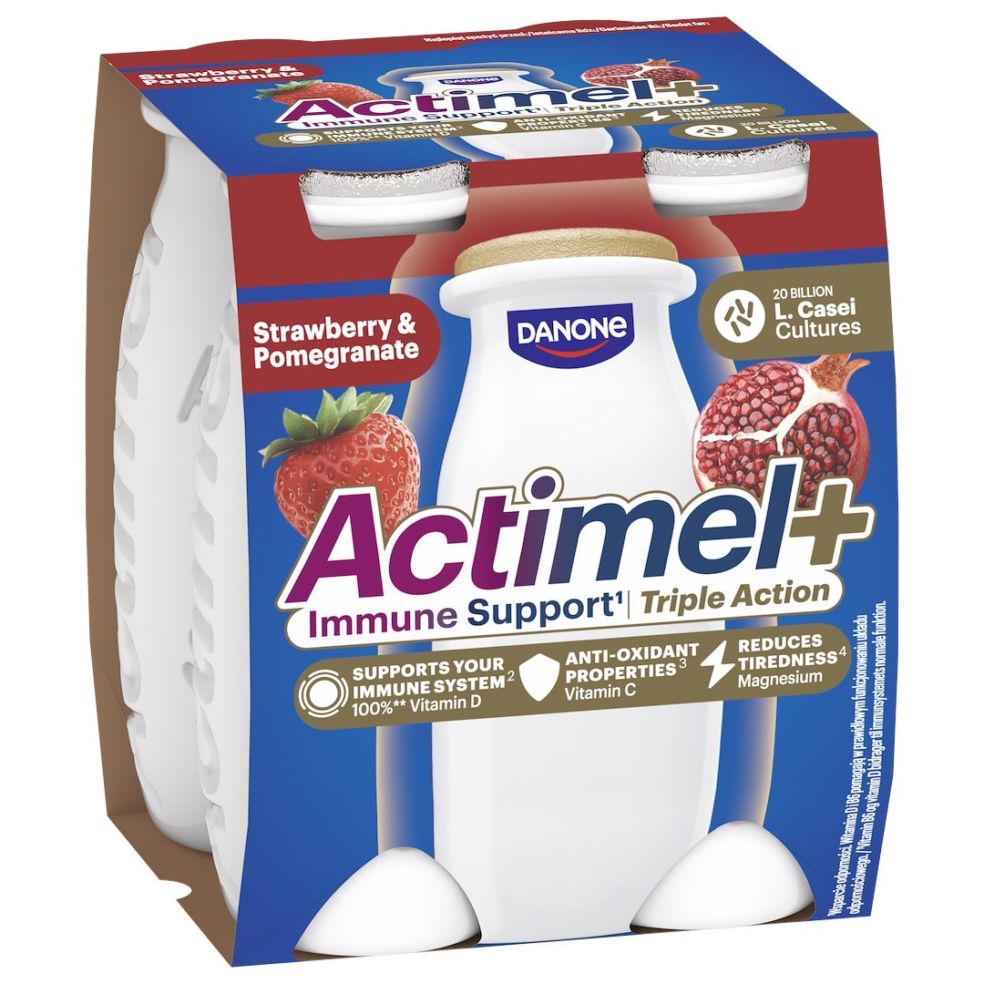 DANONE ACTIMEL 4x100g TRUS-GRAN TRIPLE ACTION /6/