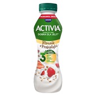 DANONE ACTIVIA DO PICIA 270g TRUSKAWKA-ZBOŻA /6/